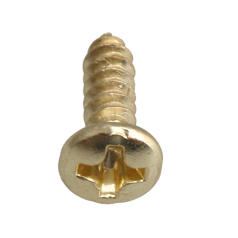 RuiLing Pack of 50 Gold Electric Guitar Pickguard Backplates Mounting Screws, Electric Guitar Bass Cover Plate Screw for ST TL LP SG Guitar Parts - Image 4